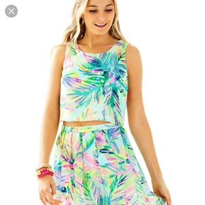 Lilly Pulitzer Hilah crop top set